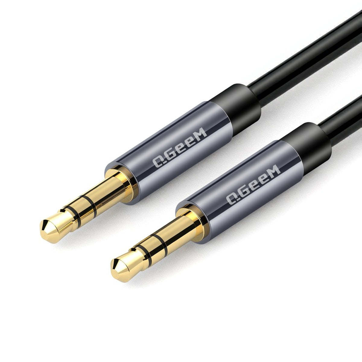 3.5mm TO 3.5mm Aux Cable, 3.5mm Audio Cable, Auxiliary Aux Cord Braided Hi-Fi Sound 1/8 Auxiliary Stereo Cable for Car Stereo, Headphones,Speaker, Laptops, Phone, iPad(with Aux Port)-AU04-F