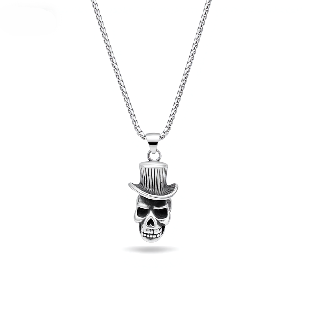 Skull in a top hat