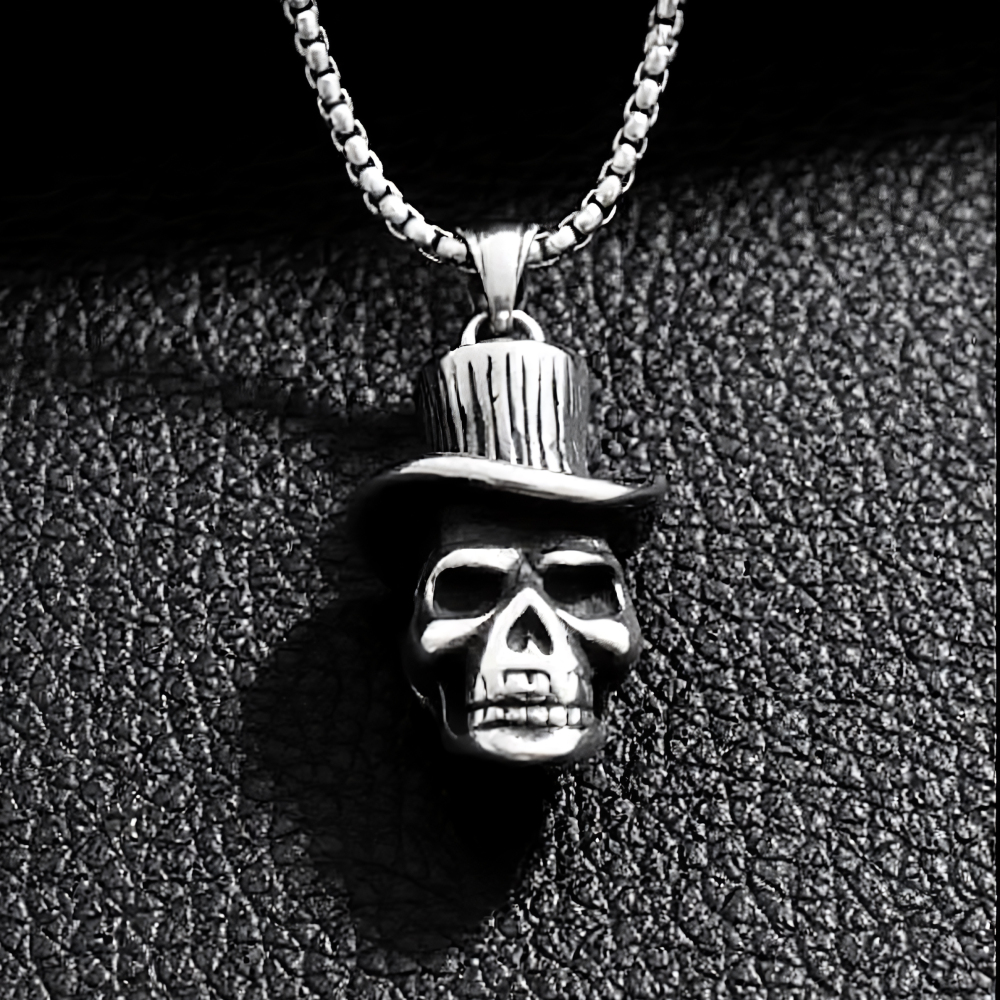 Skull in a top hat