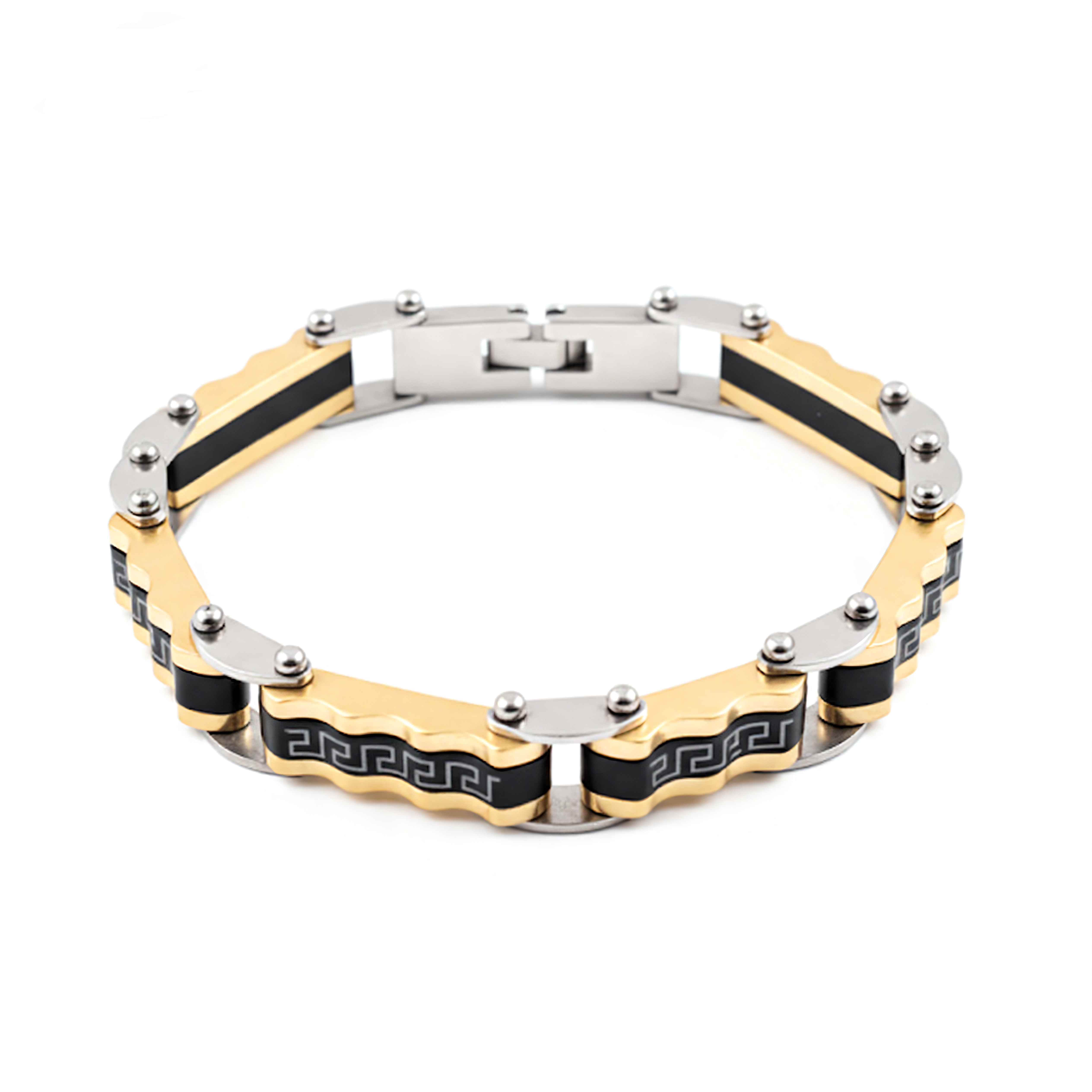 Gold and silver metal links