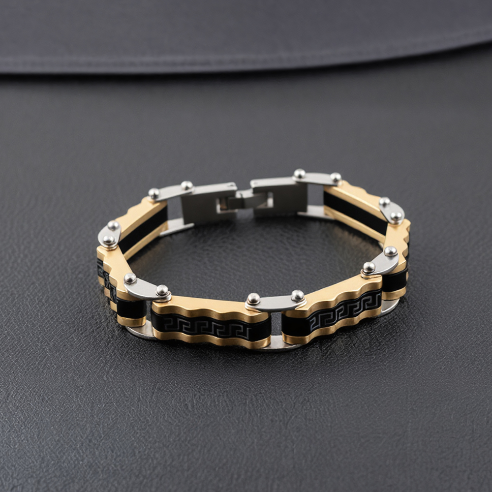 Gold and silver metal links