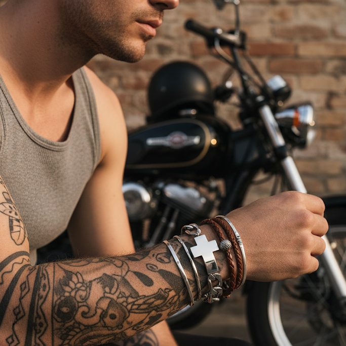 Cross bracelet