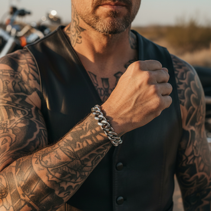 Curb chain bracelet