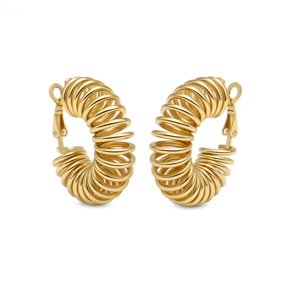 Spiral earrings