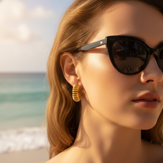 Spiral earrings