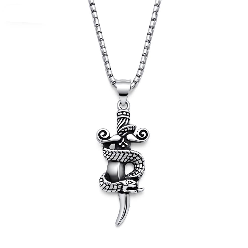 Snake coiling dagger