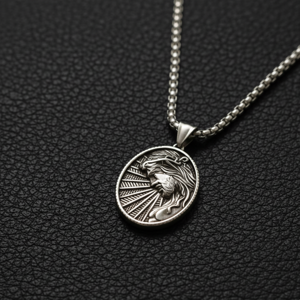 Oval - shaped pendant