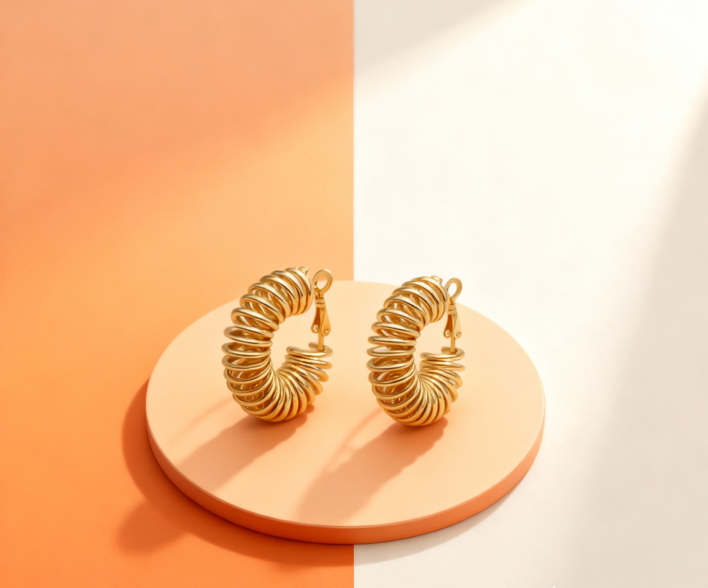 Spiral earrings
