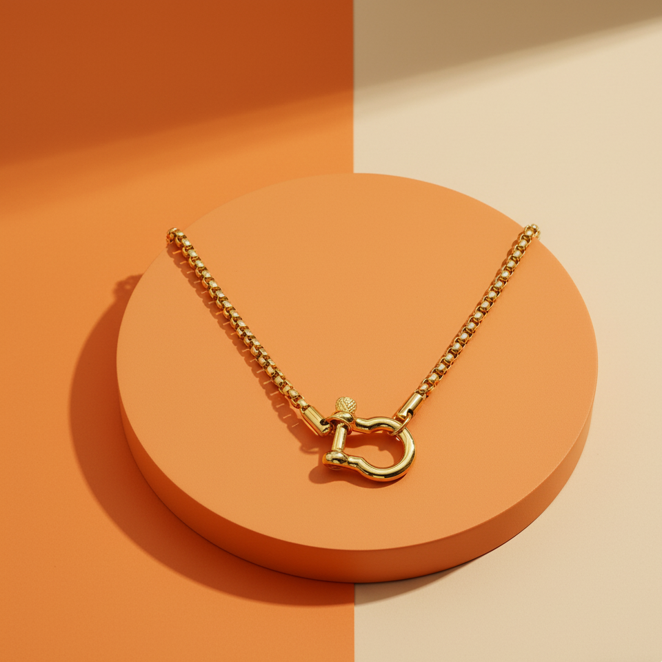 Carabiner Chain Necklace