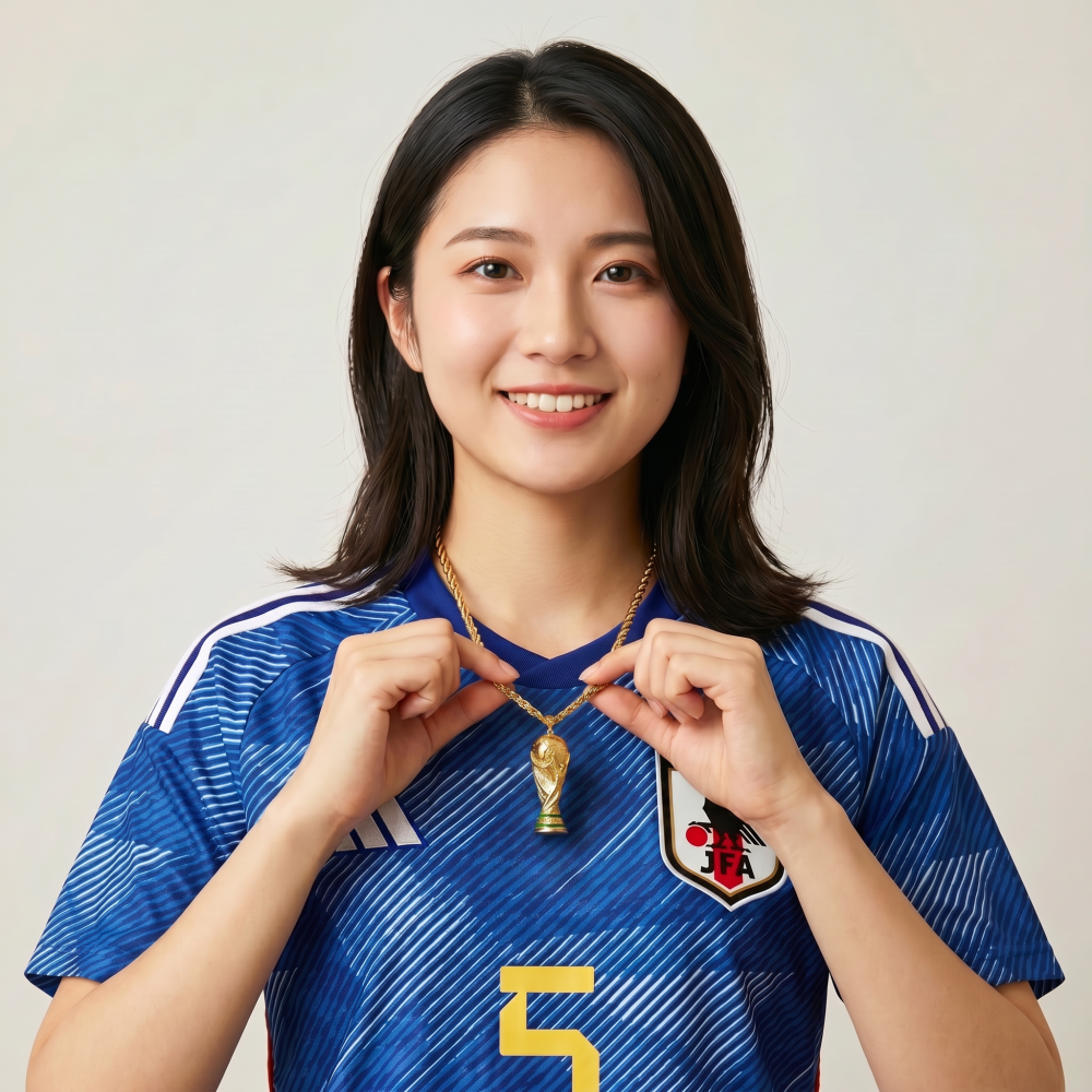World Cup Trophy Pendant Necklace