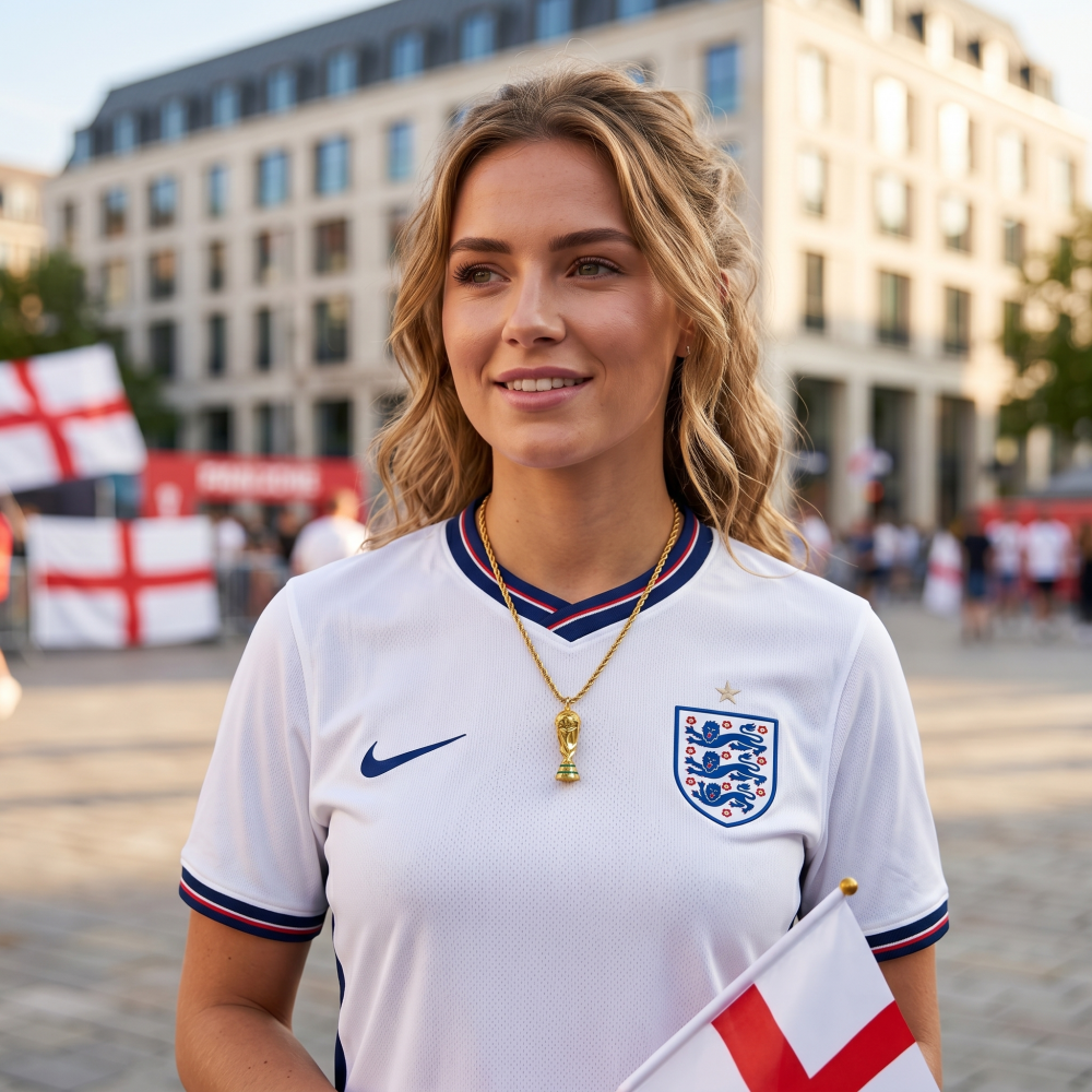 World Cup Trophy Pendant Necklace