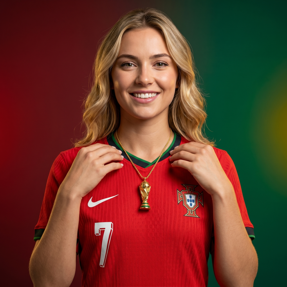World Cup Trophy Pendant Necklace