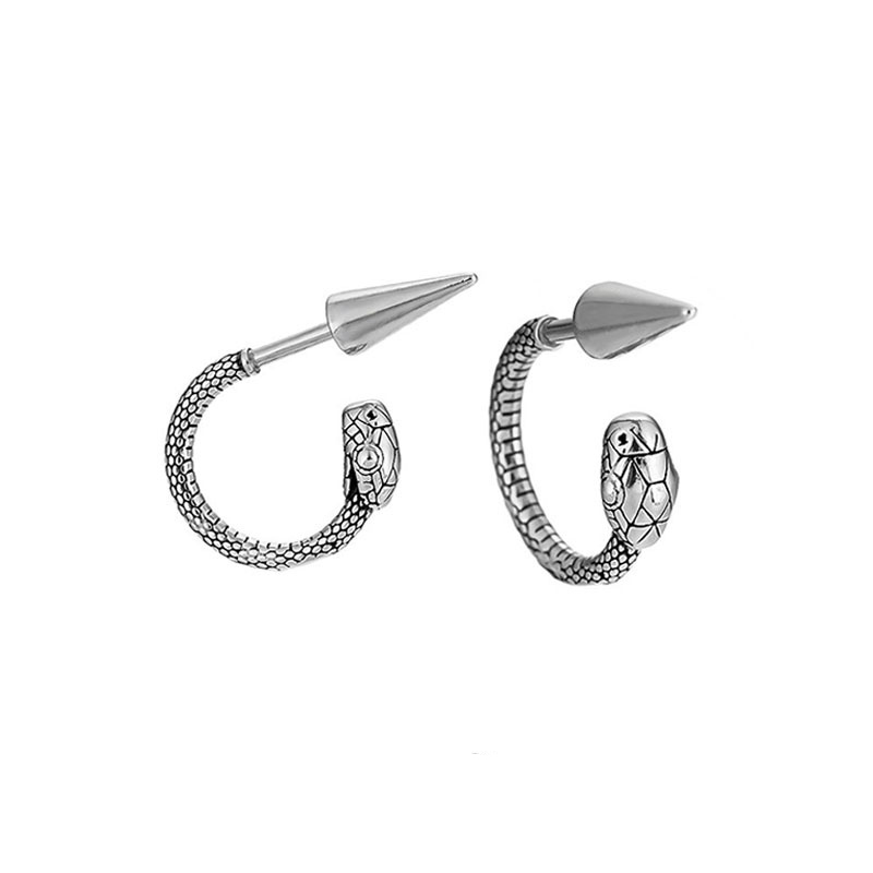 Gothic Snake Earrings