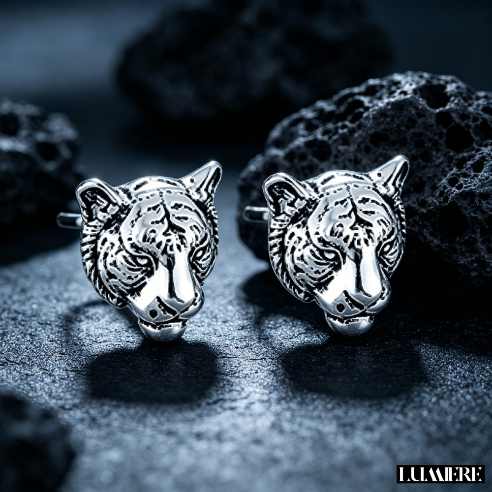 Tiger Stud Earrings