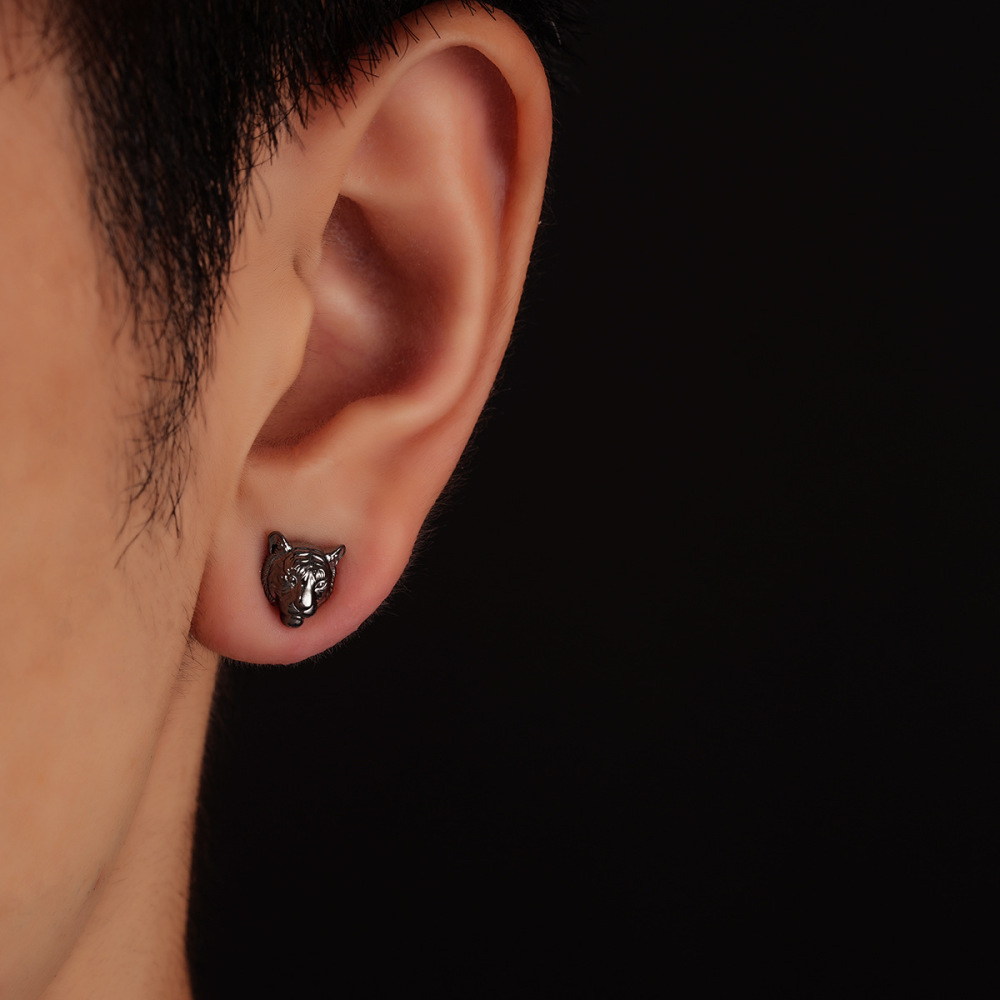 Tiger Stud Earrings