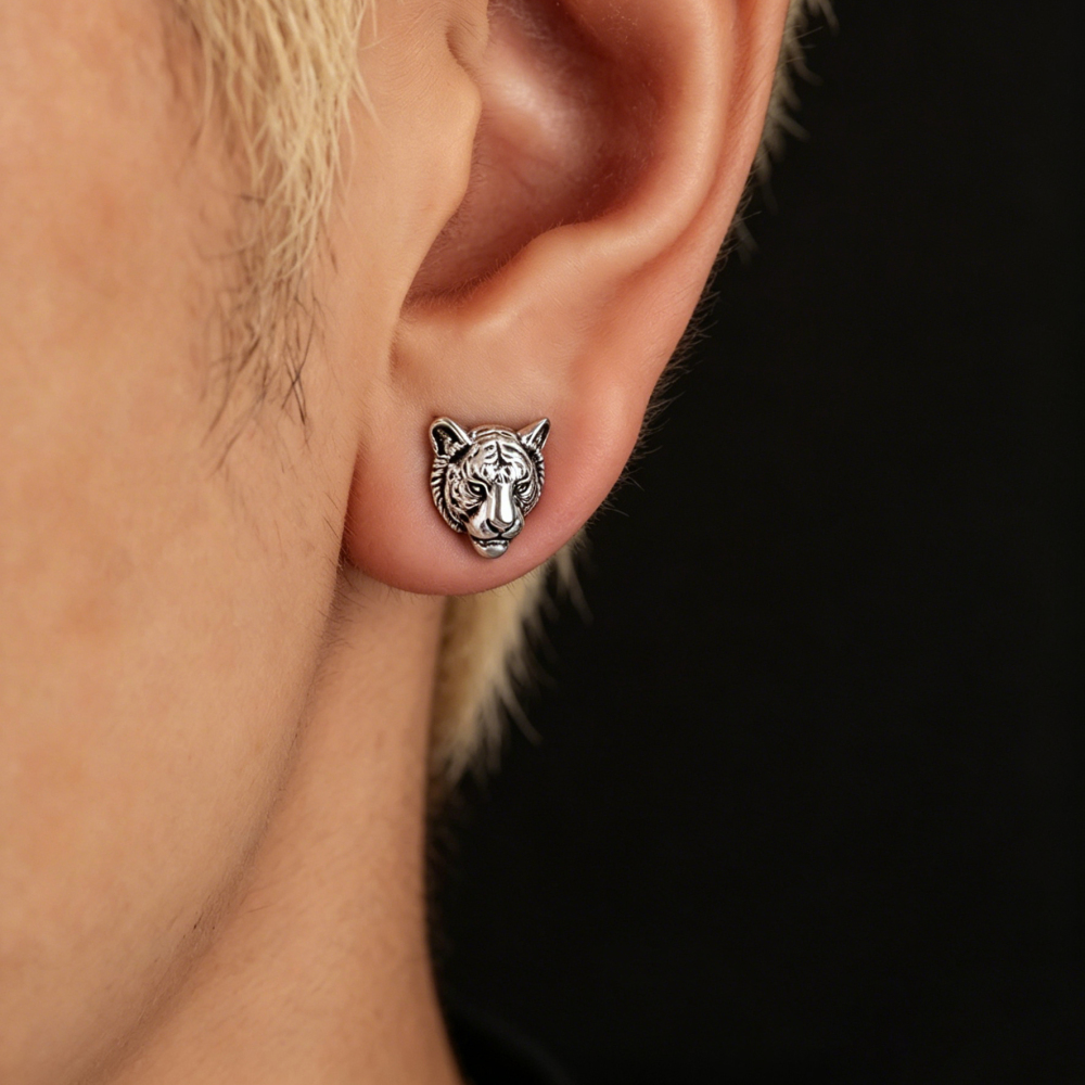 Tiger Stud Earrings
