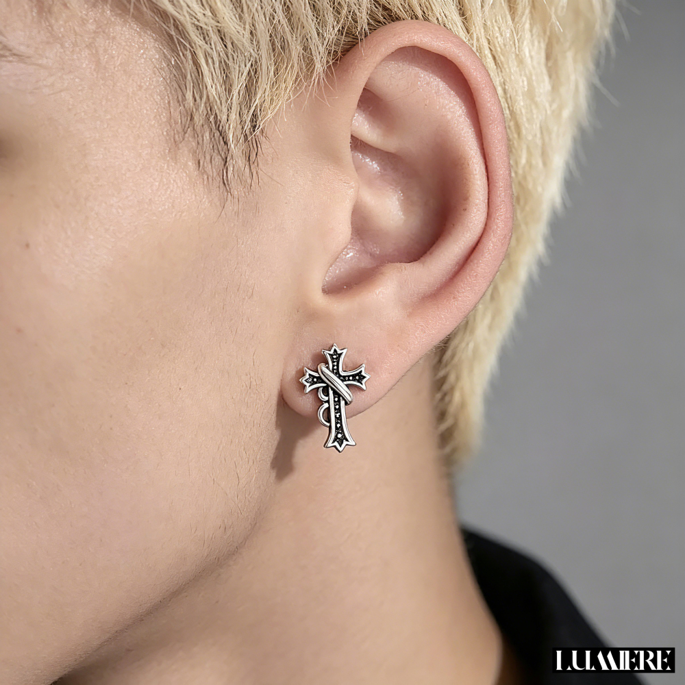 Gothic Cross Earrings