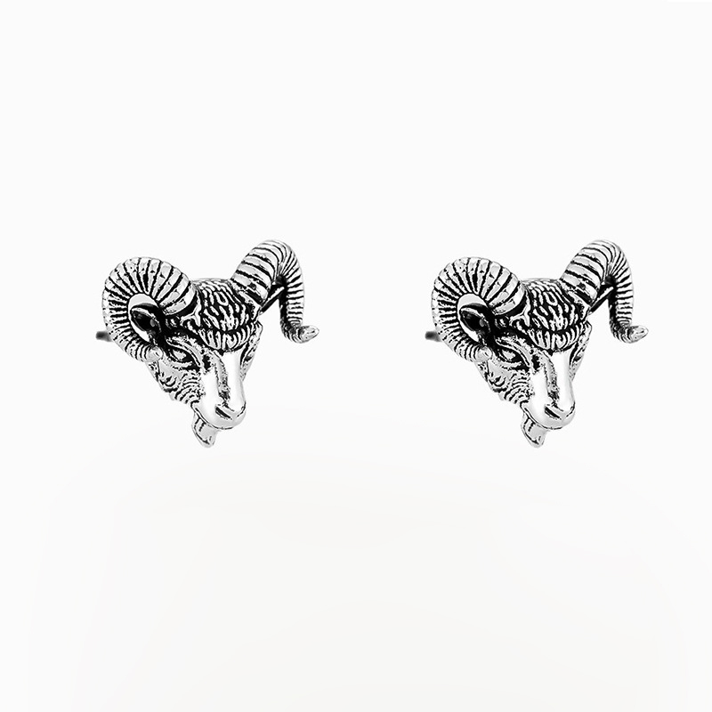 Gothic Ram Earrings