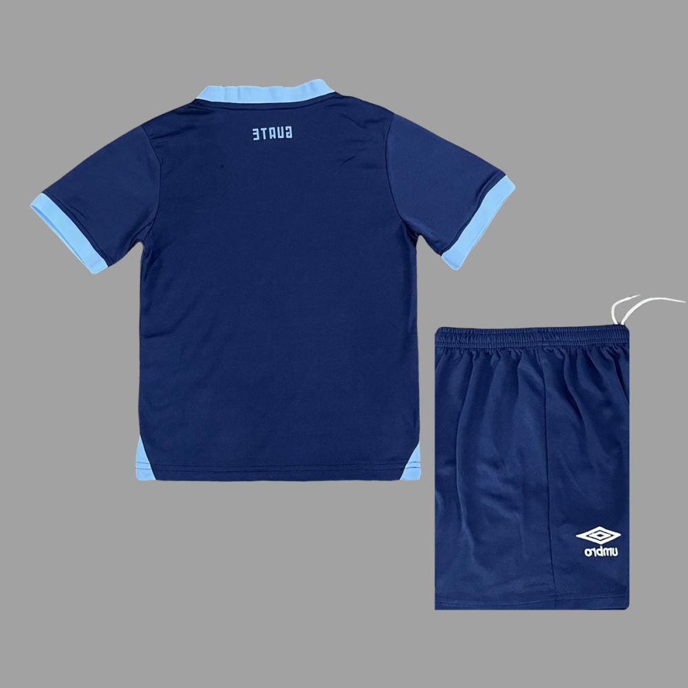 2025 Guatemala Away Kids Soccer Jersey Size 16-28
