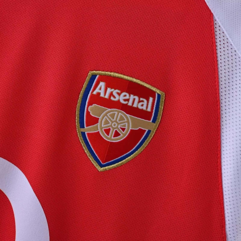 02/04 Arsenal Home Long Sleeve Retro Soccer Jersey
