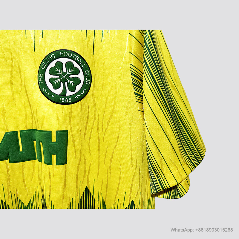 89/91 Celtic away retro soccer jersey size S-2XL
