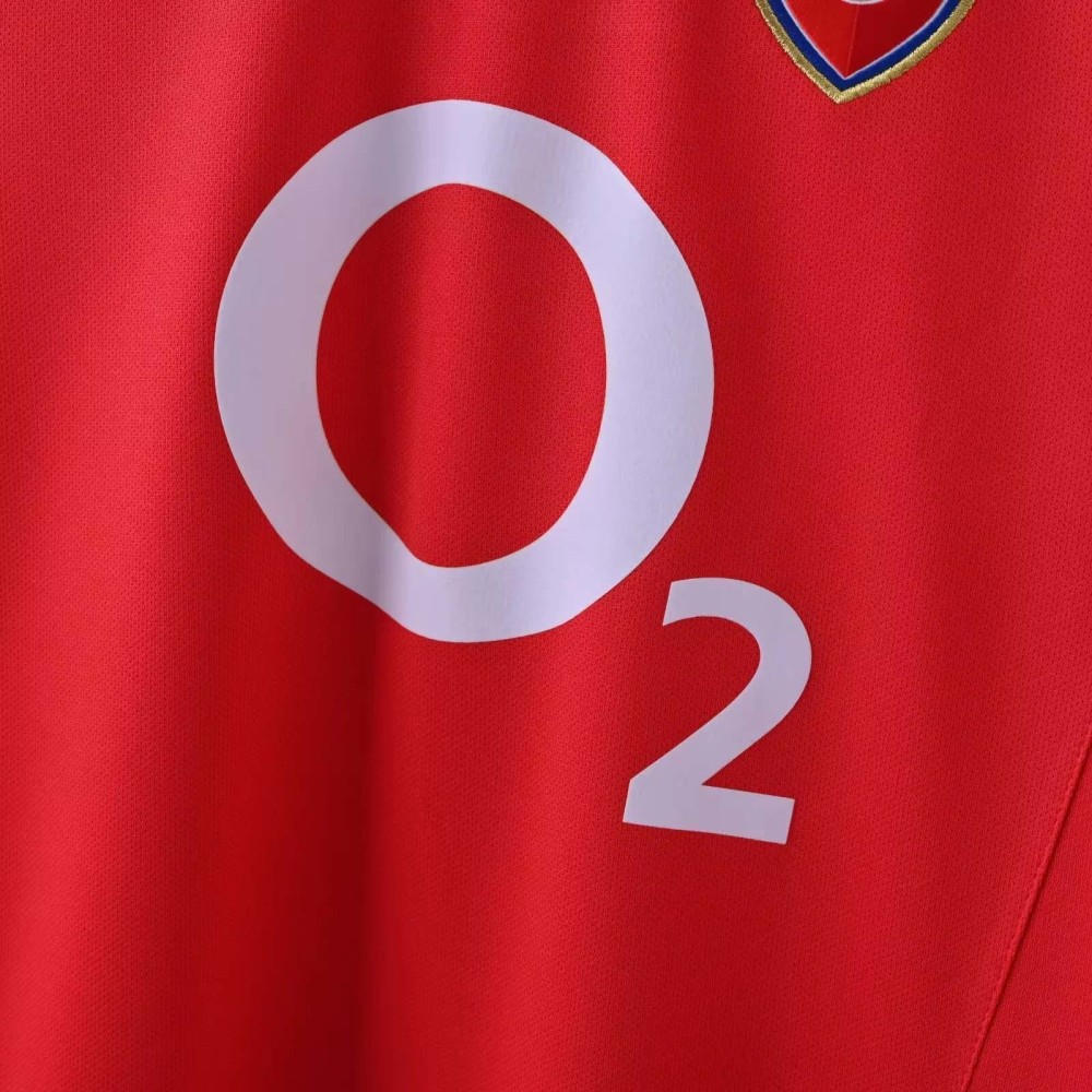 02/04 Arsenal Home Long Sleeve Retro Soccer Jersey