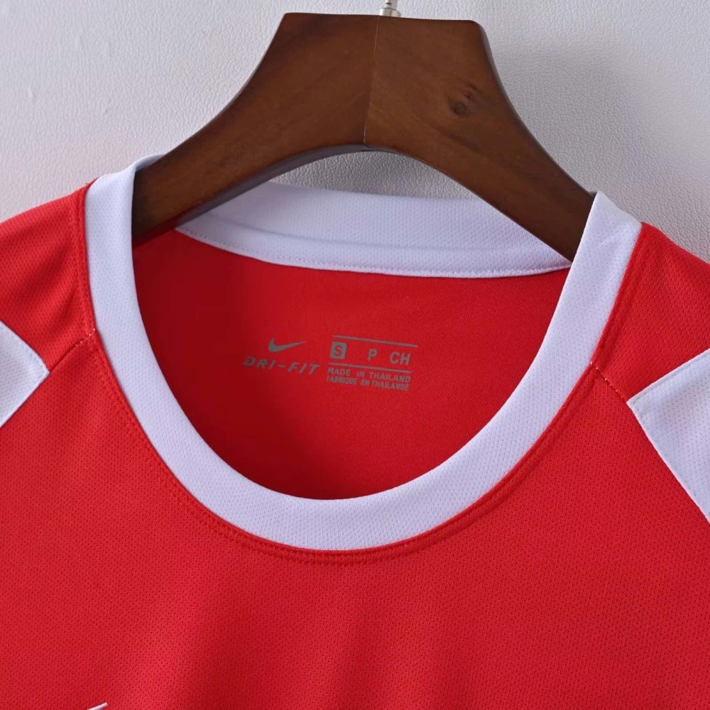 02/04 Arsenal Home Long Sleeve Retro Soccer Jersey
