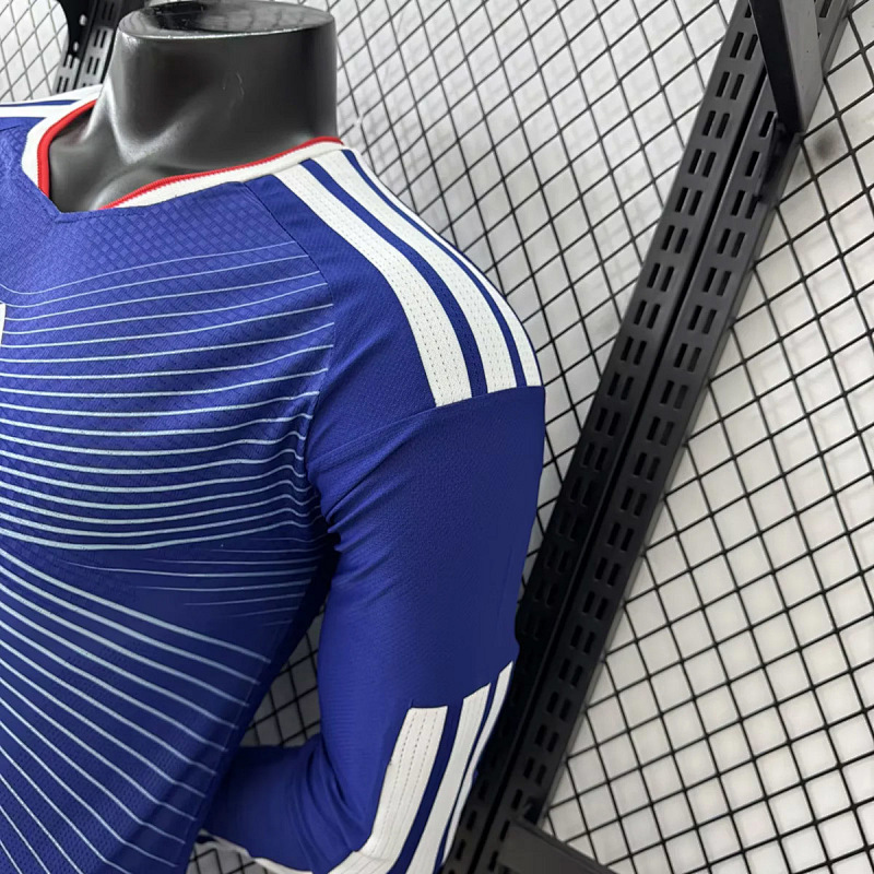 2026 Japan Home Long Sleeve Player Version Soccer Jersey