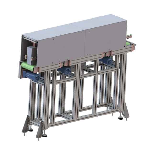 Square aluminum shell roller wall conveyor line