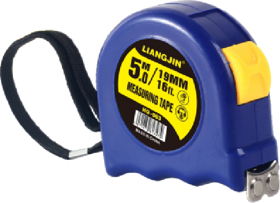 LIANGJIN 5 - meter Measuring Tape, Blue - Yellow Pioneer Series, with a sturdy casing.,MY SHOP,LIANGJIN 5m Tape Measure: Reliable for Length Measurement Tasks