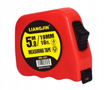 LIANGJIN RedShield Grip 5M/19mm Tape Measure - Comfort & Durability,MY SHOP,5M/19mm RedShield Grip – LIANGJIN Tape Measure