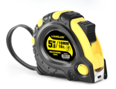 LIANGJIN SharpYellow Armor 5M/19mm Tape Measure - Tough & Precis,MY SHOP,LIANGJIN SharpYellow Armor 5M/19mm Tape Measure - Tough & Precis