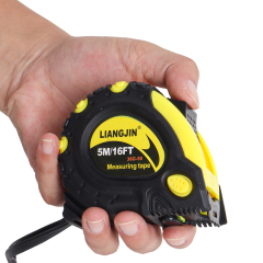 LIANGJIN SharpYellow Armor 5M/19mm Tape Measure - Tough & Precis,MY SHOP,LIANGJIN SharpYellow Armor 5M/19mm Tape Measure - Tough & Precis