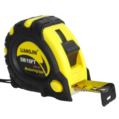 LIANGJIN SharpYellow Armor 5M/19mm Tape Measure - Tough & Precis,MY SHOP,LIANGJIN SharpYellow Armor 5M/19mm Tape Measure - Tough & Precis