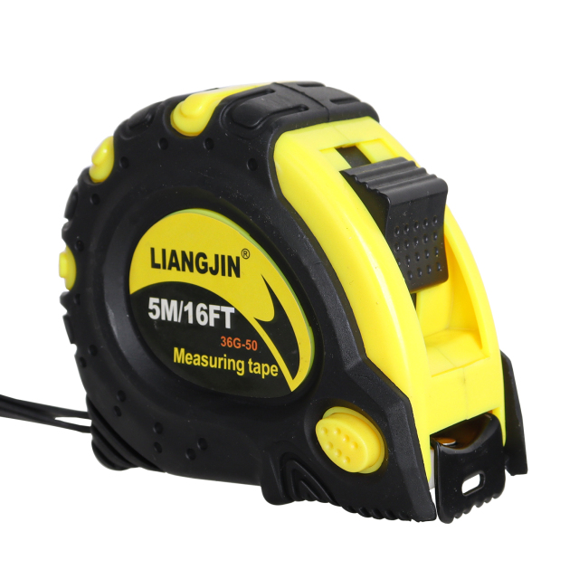 LIANGJIN SharpYellow Armor 5M/19mm Tape Measure - Tough & Precis,MY SHOP,LIANGJIN SharpYellow Armor 5M/19mm Tape Measure - Tough & Precis