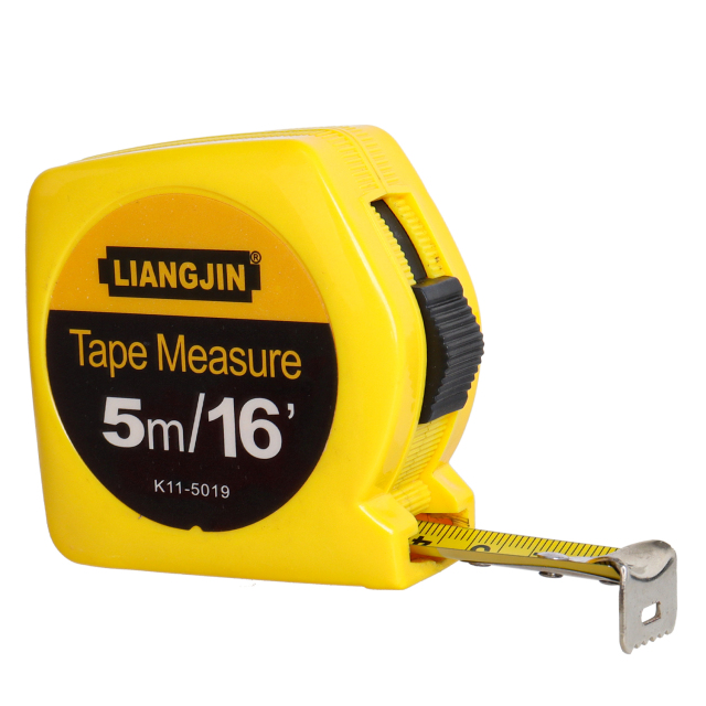 LIANGJIN 5 meter Square Yellow Tape Measure,MY SHOP,LIANGJINA 5-meter-long yellow plastic case
