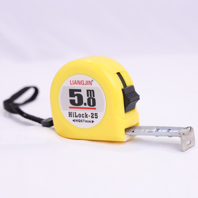 LIANGJIN GoldenGlow Eco - Home Series 5m/19mm Tape Measure: Illuminate Your Projects Responsibly,MY SHOP,LIANGJIN 5m/19mm Measuring Tape – ABS Eco - Friendly Shell, Durable & Precise