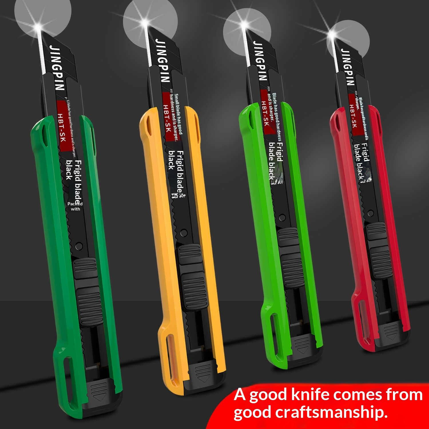 Utility Knife Thickened Large Durable Industrial Grade Push Button OEM Unboxing Tool Multifunctional Wallpaper Knife Paper,MY SHOP,