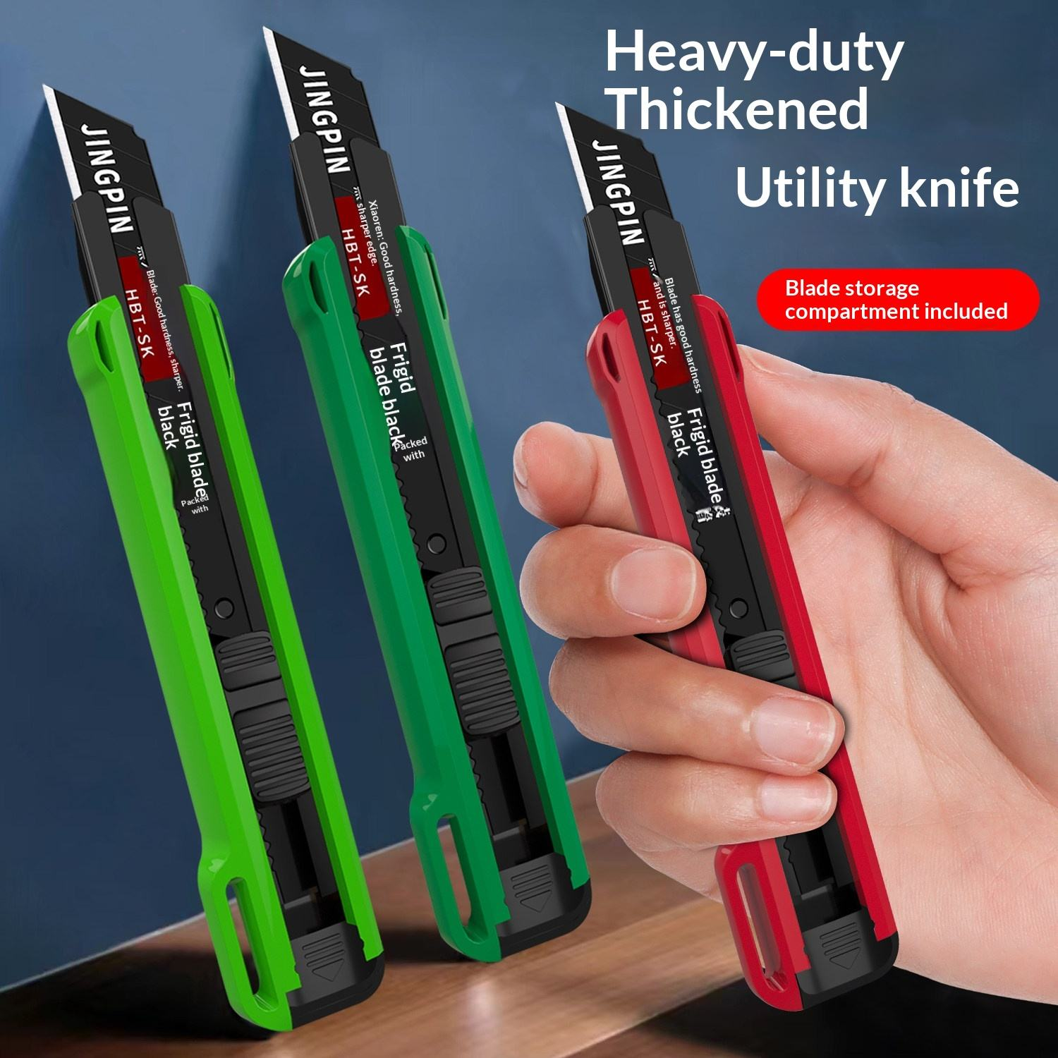 Utility Knife Thickened Large Durable Industrial Grade Push Button OEM Unboxing Tool Multifunctional Wallpaper Knife Paper,MY SHOP,