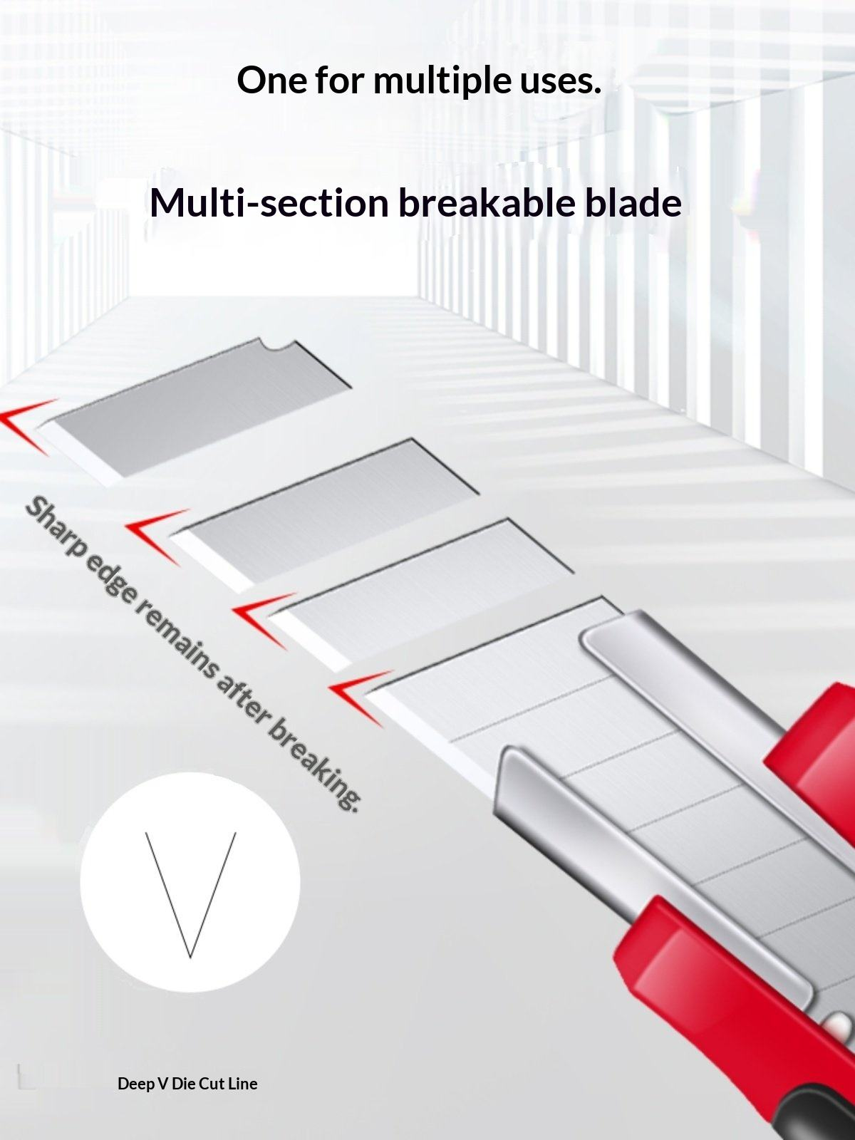 Utility Knife Blades D03 Model Large Size Aluminum Handle Opening Packages Cutting Paper Wallpaper Thickened High Carbon DIY OEM,MY SHOP,