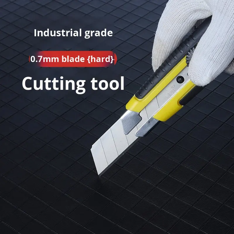 LIANGJIN 25MM Wide Utility Knife Blades Large Industrial Black 18mm-9mm Thickened Wallpaper Seam Cutter OEM Made in China,MY SHOP,