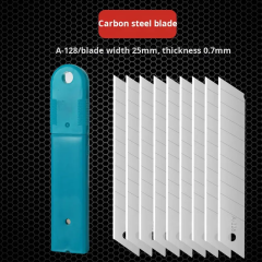 [0.7 Special Thickened] Utility Knife Blades 3CR13 Steel Seam Black 18mm Art Application Sharp Paper Cutting OEM Customizable,MY SHOP,