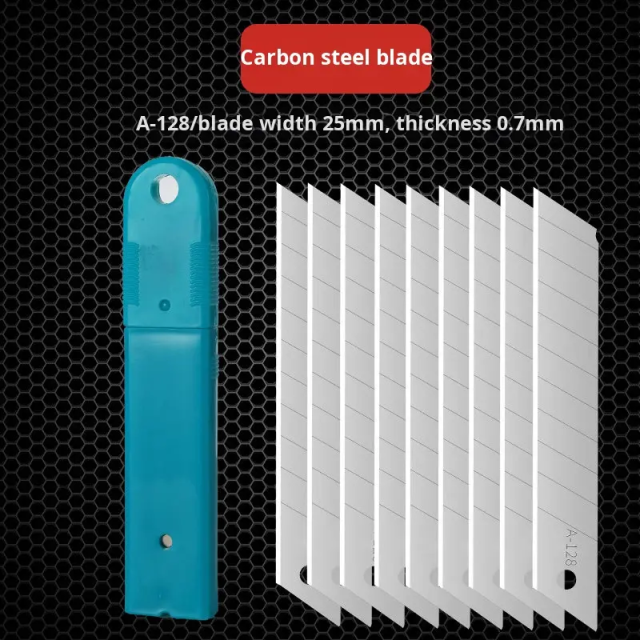 [0.7 Special Thickened] Utility Knife Blades 3CR13 Steel Seam Black 18mm Art Application Sharp Paper Cutting OEM Customizable,MY SHOP,