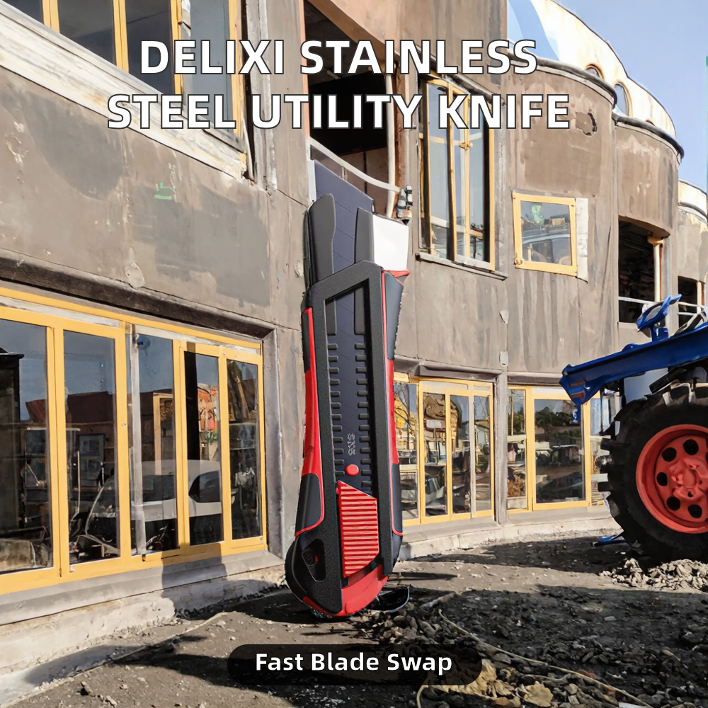 Delixi Industrial Electric Manual Cutting Knife Stainless Steel Blade Quick-Change Blade 3-Year Warranty OEM ABS Aluminum Handle,MY SHOP,