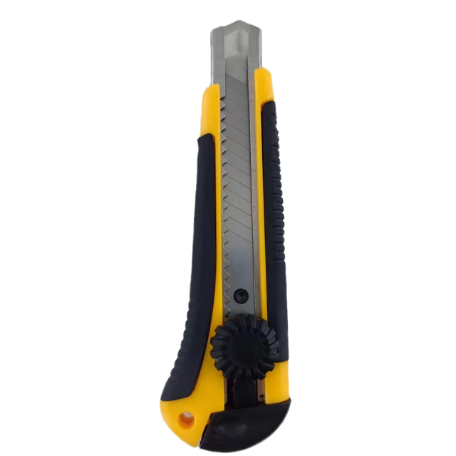 Durable DEWEN Sliding Utility Knife Retractable Safety Design 4 Quick-Change Industrial Grade OEM Plastic Handle Carbon Steel,MY SHOP,