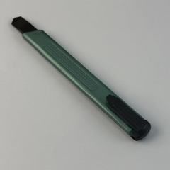 Green Plastic 9mm Retractable Box Cutter Black SK5 Carbon Steel Snap Blade Utility Art Craft Knife OEM Customizable LIANGJIN,MY SHOP,