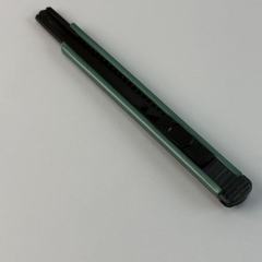 Green Plastic 9mm Retractable Box Cutter Black SK5 Carbon Steel Snap Blade Utility Art Craft Knife OEM Customizable LIANGJIN,MY SHOP,
