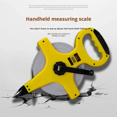 50m 30m 100m Self-winding Steel Tape Measure Metric Construction Engineering Steel Frame Handheld Ruler Plastic Shell 12.5mm,MY SHOP,