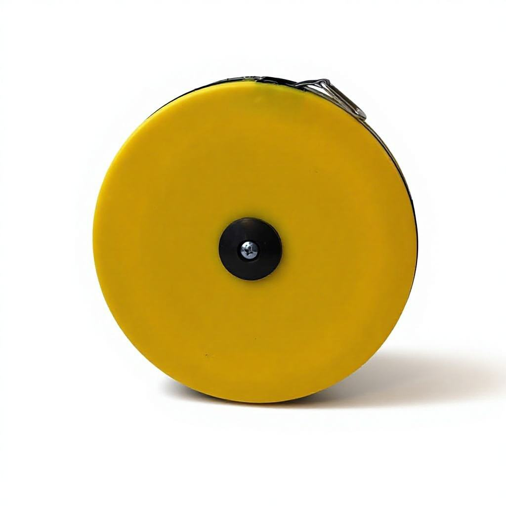 Retractable Double-Sided Disc Body Tape Rolling Industrial Long Soft Plastic Material 20m Metric Manual Lock PVC Blade,MY SHOP,