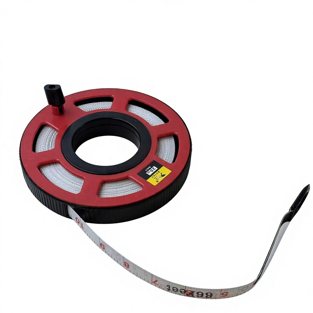 LIANGJIN 20M Fiberglass Measuring Tape ABS Shell Spool Case Dual Scale (M/FT) Retractable Auto Lock Carbon Steel Blade Attached,MY SHOP,